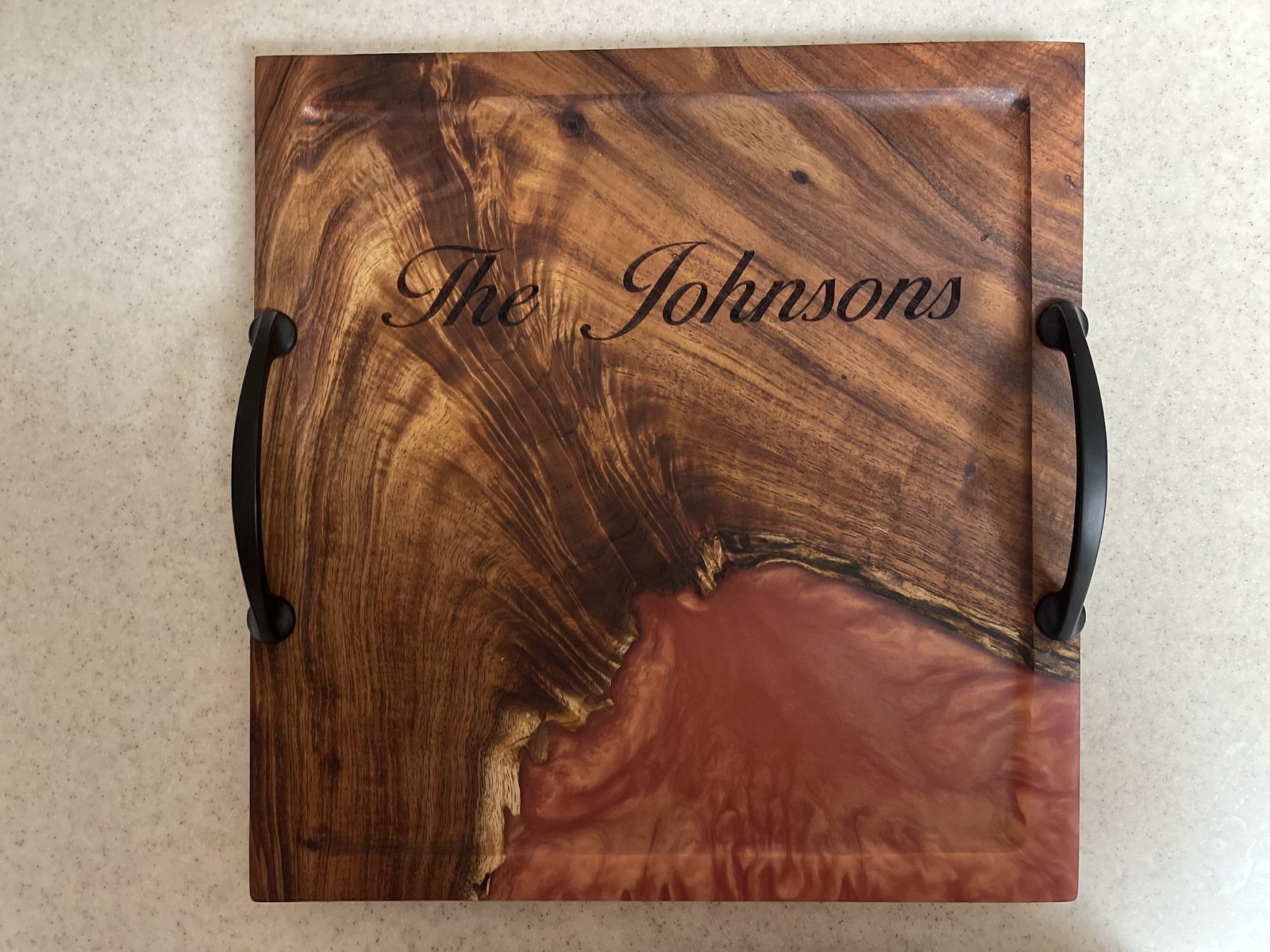 Koa & Lava Charcuterie Board — photo 1 of 1